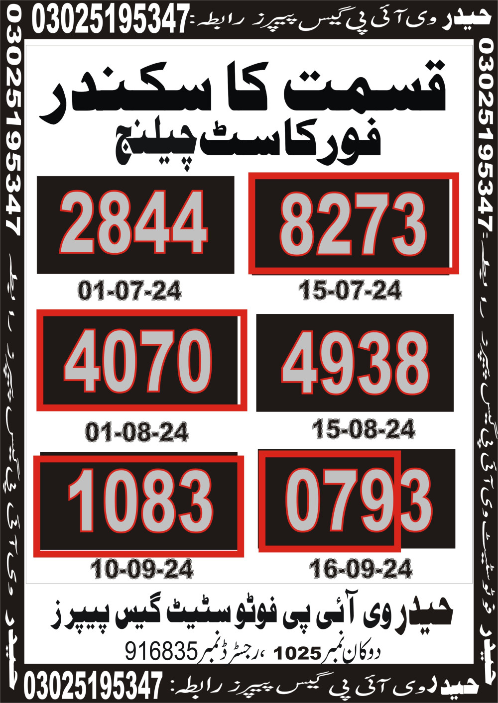 Haider VIP guess papers