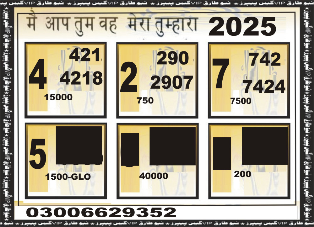 Good Luck VIP Guess Papers