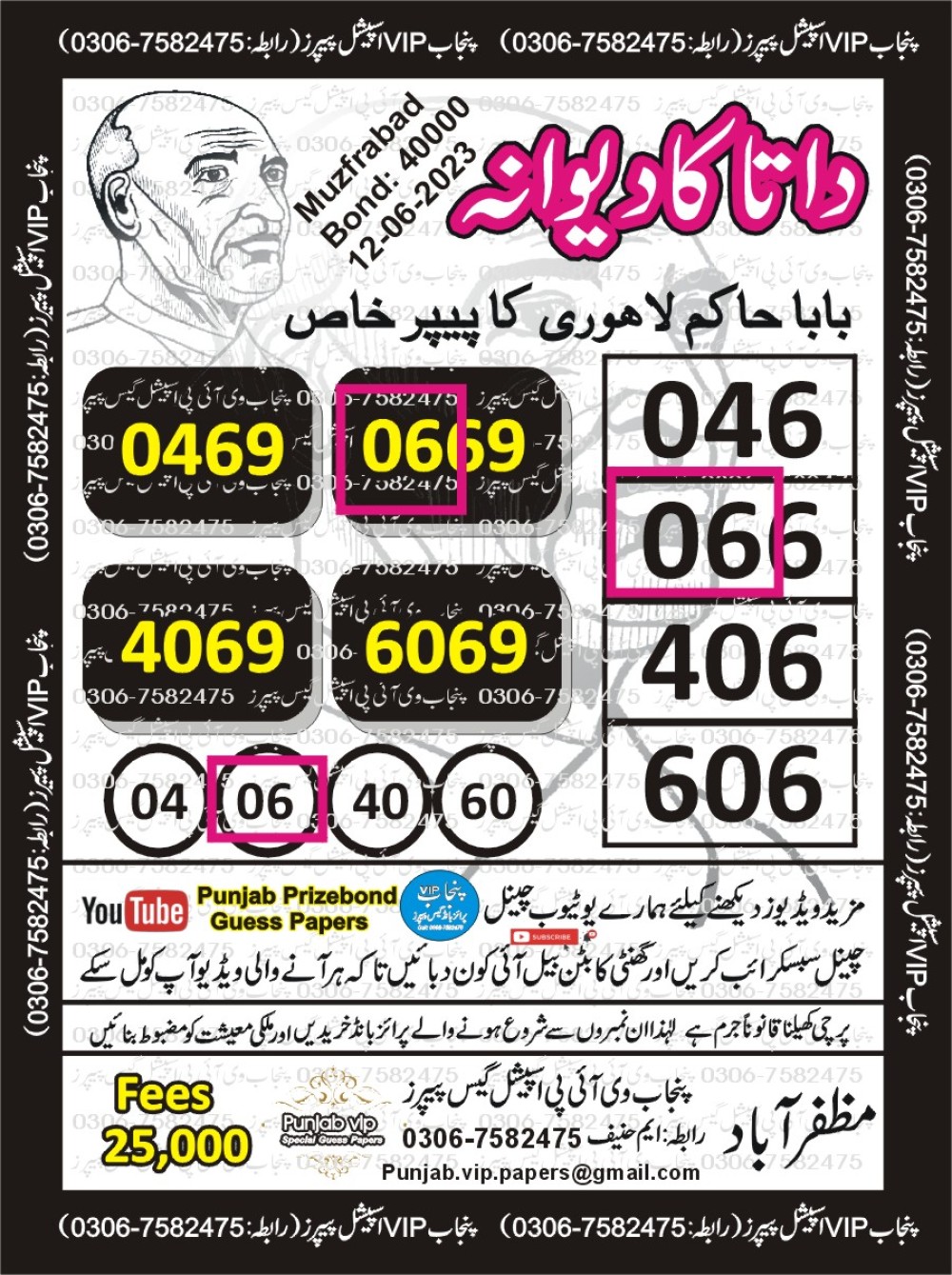 Punjab VIP Special Guess Papers