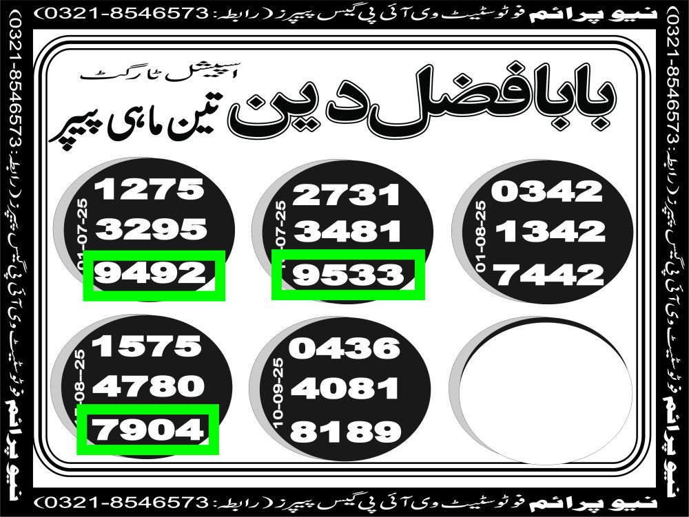 NEW PRIME 3 MAHI VIP GUESS PAPER
