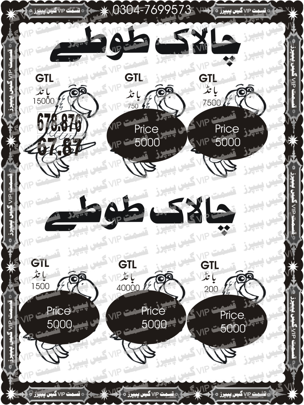 Qismat Vip Guess Papers