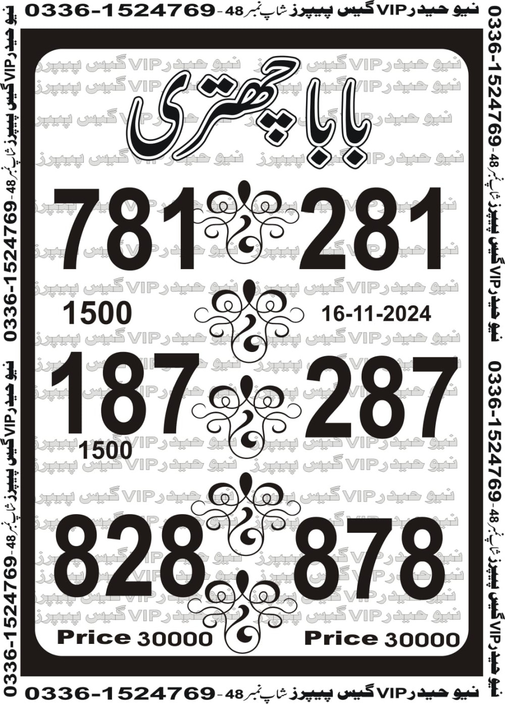 New Haider Vip guess papers