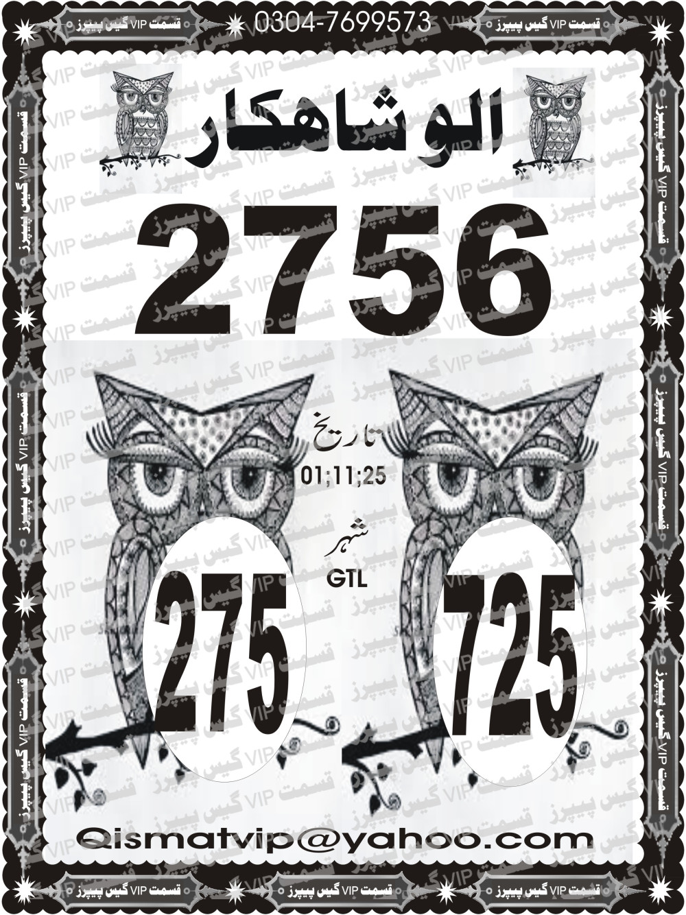 Qismat Vip Guess Papers