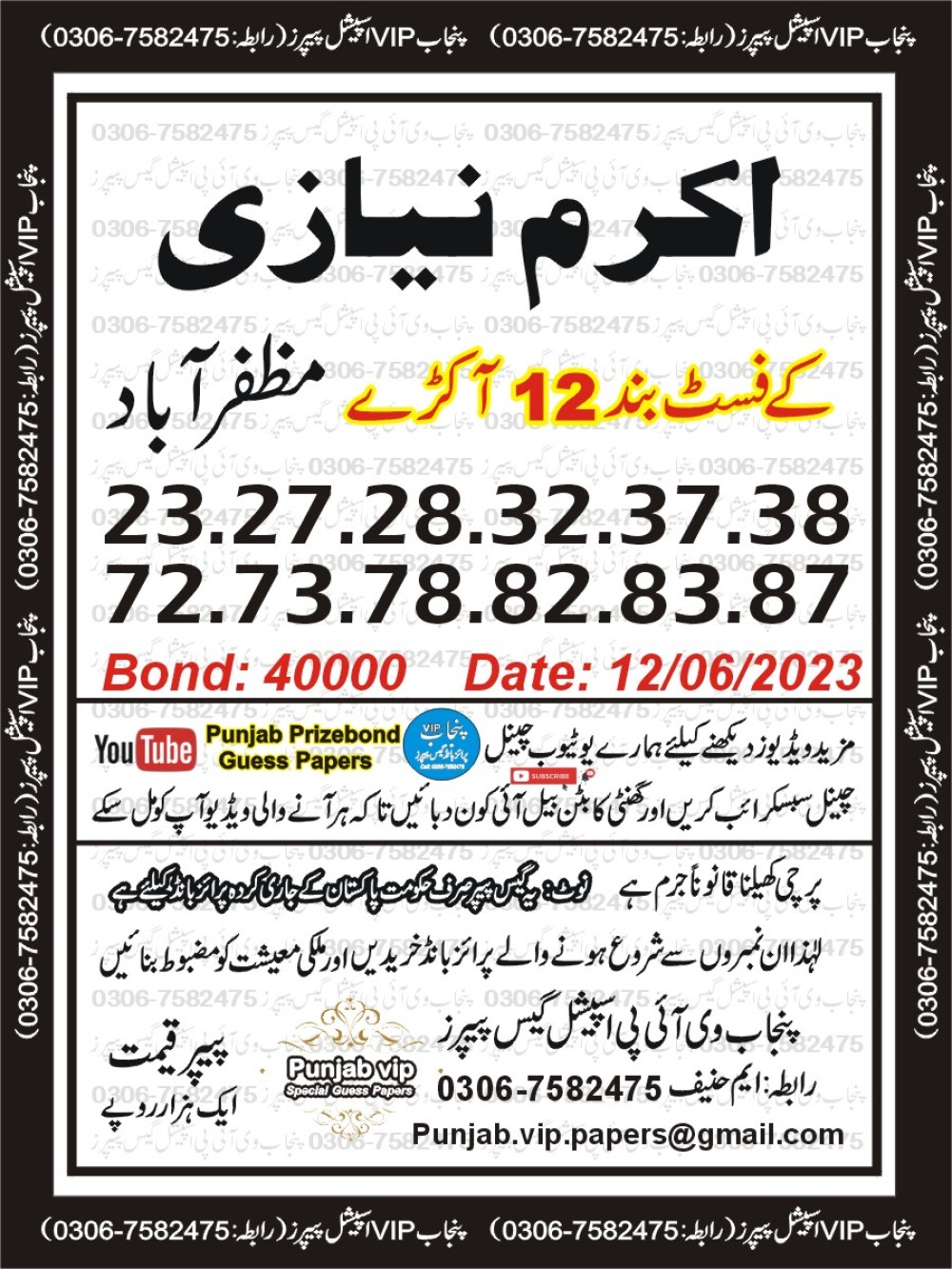 Punjab VIP Special Guess Papers