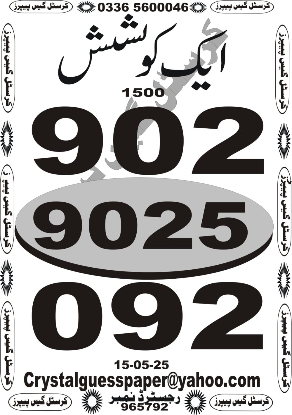 Crystal vip guess papers