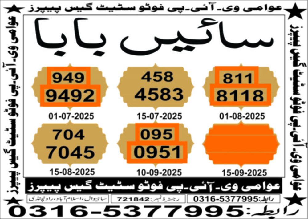 Awamee Teen mahi guess papers