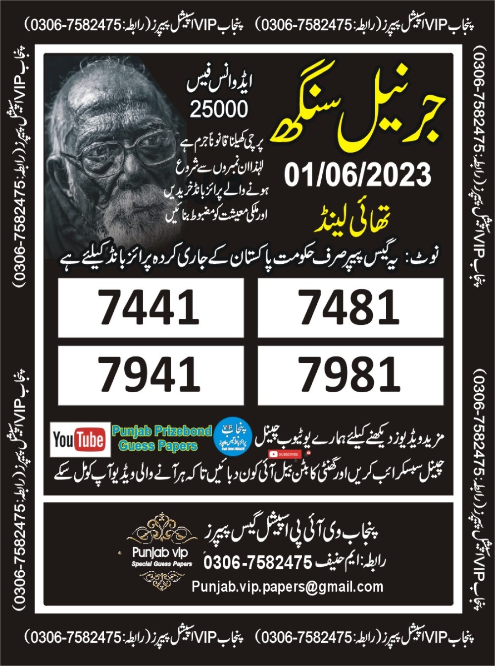 Punjab VIP Special Guess Papers