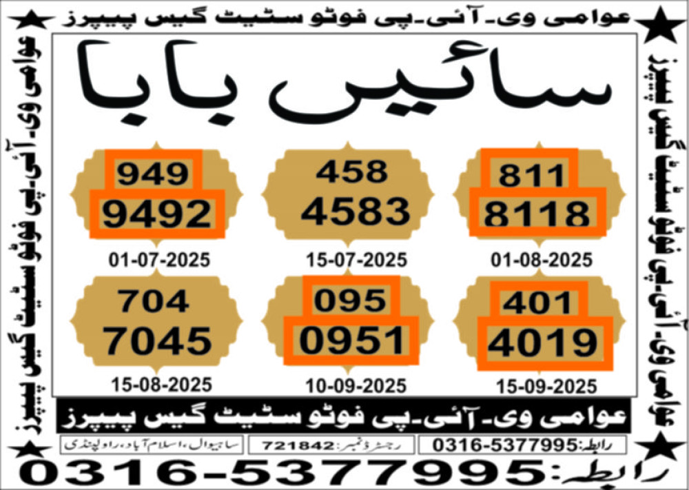 Awamee Teen mahi guess papers