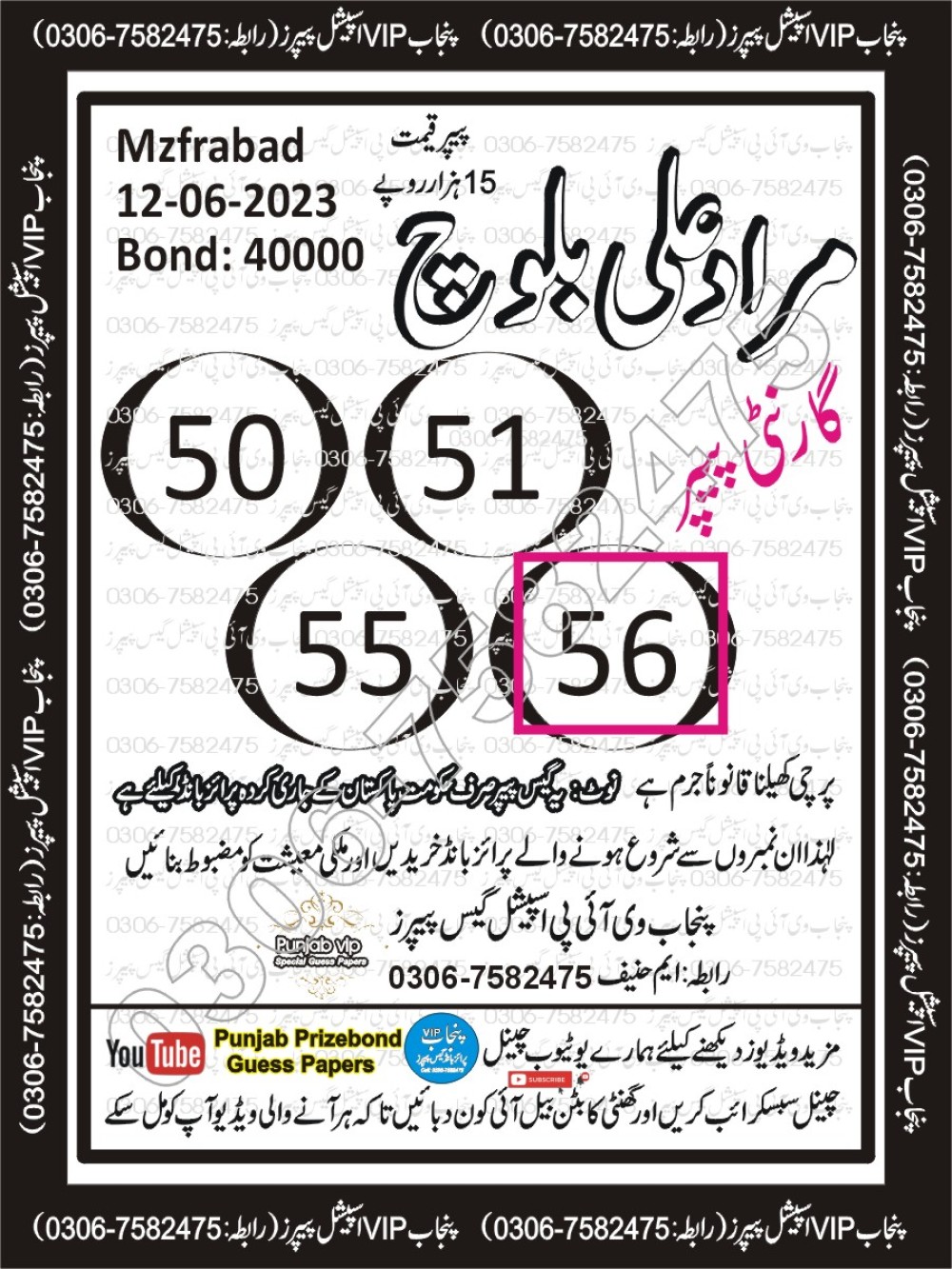 Punjab VIP Special Guess Papers