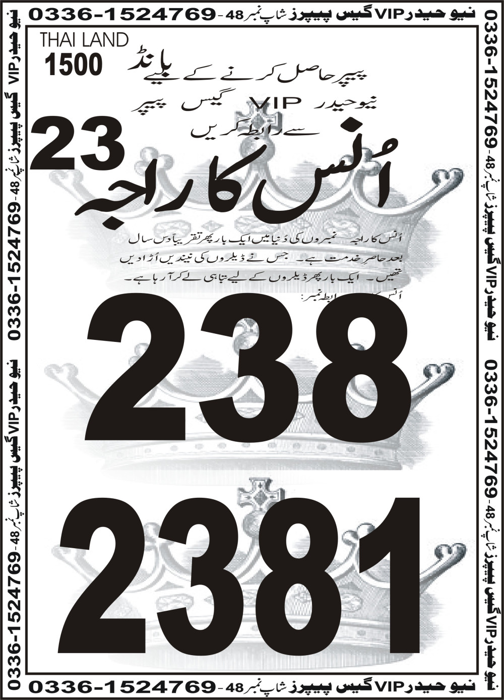 Choudhary & Sons VIP Guess Papers