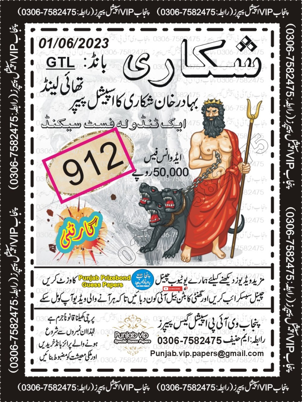 Punjab VIP Special Guess Papers