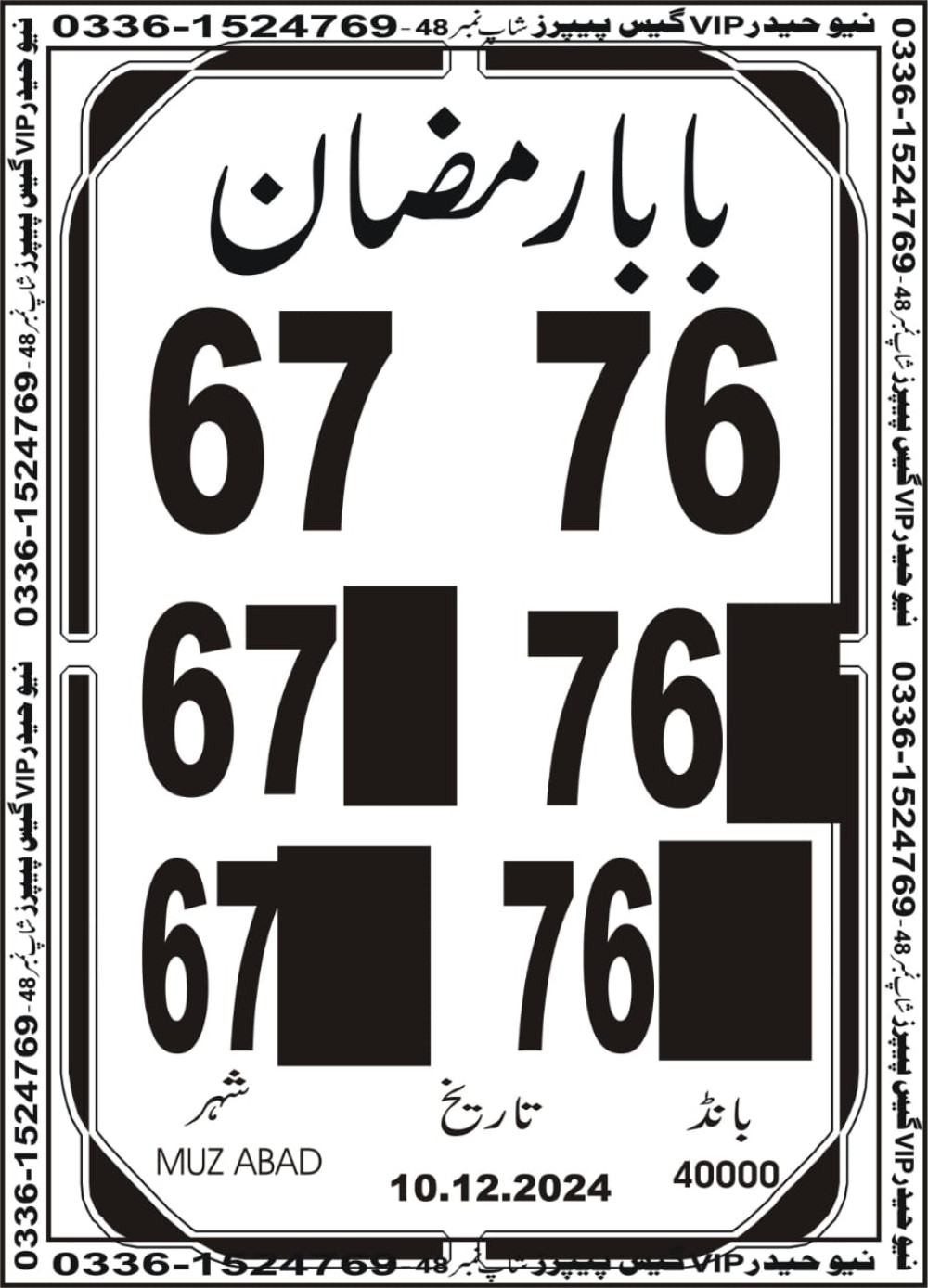 New Haider Vip guess papers